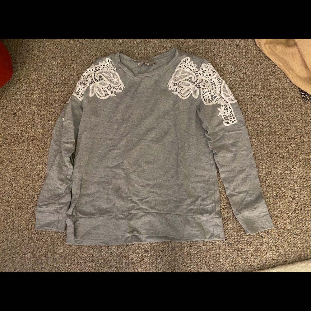 Loft Open Shoulder Sweatshirt